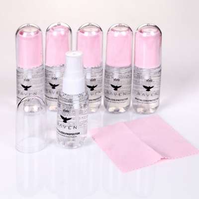 Refine designed cylinder-shaped lenses spray cleanser with clear bottle